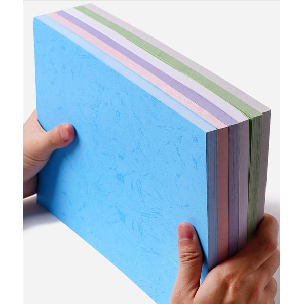Flat Texture Leather Grain Stationary A4 Binding Paper