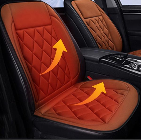 Cheap Leather Heated Car Seat Cover , Far Infrared Heating Seat Cushion SHEERFOND OEM for sale