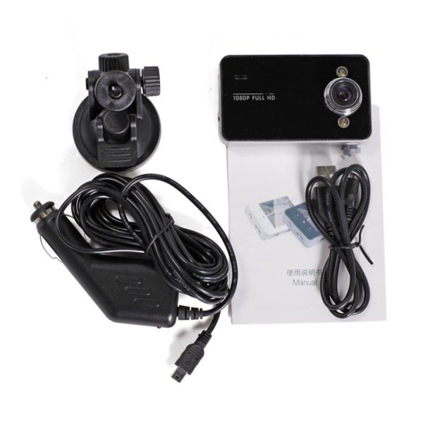 Ultra HD K6000 Car Front Rear Dash Cam Gravity Sensor For Fast Warning