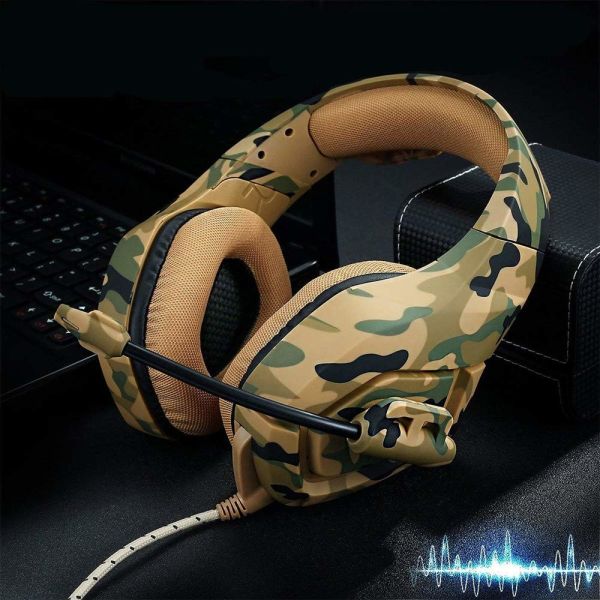 50mm 100mA ONIKUMA K1b Camouflage Gaming Headset