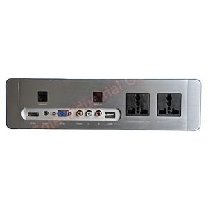 Multiple Hotel Wall Mount Media Hub Socket / Wall Mount Media Jack