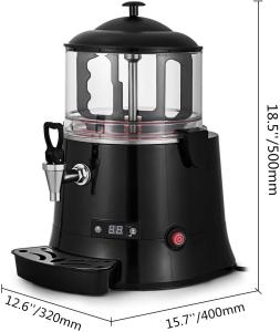 40 Degree Commercial Beverage Dispenser 10L  Hot Chocolate Drink Machine
