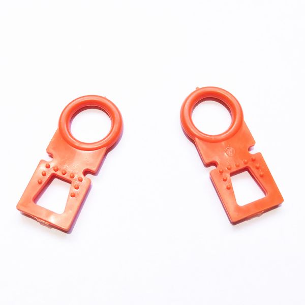 Orange Removable - Loops Used For Geophone Cable 4.6 Mm O.D