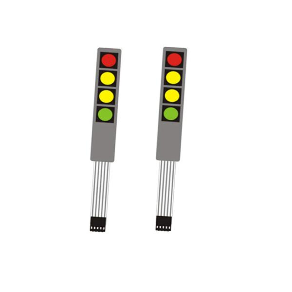 Cheap DC12V 30mA 4 Keys Matrix DIY Membrane Switch Keypad for sale