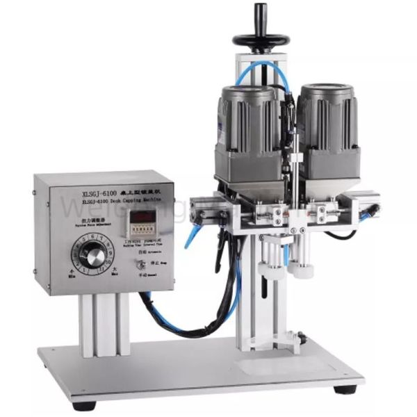 Semi Automatic Screw Capping Machine For Essential Oil Eye Drop Table Top 40pcs / min