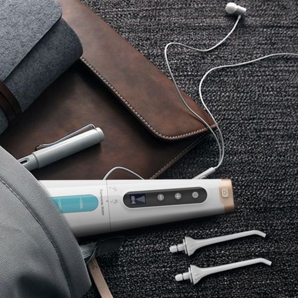 White Ozone Oral Irrigator 0.5kg Dental Care Water Flosser for Home Use