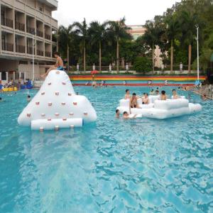 Best 0.9mm PVC Tarpaulin Inflatable Water Park Games For Pool / Adults Water Games wholesale