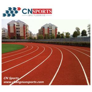 Best RoHS PU Running Track , Waterproof Synthetic Athletic Track wholesale