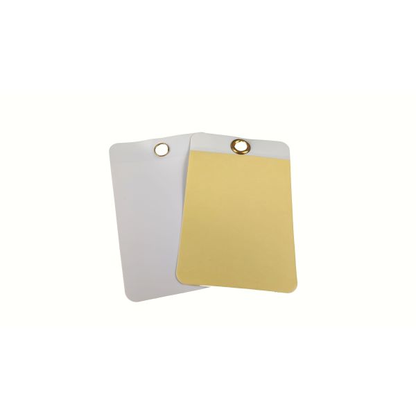 Self Laminated Danger Tag Write-on PVC Durable Waterproof Writable Plastic Tag