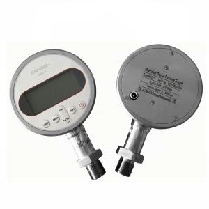 China Black Rubber Protective High Precision Pressure Gauge on sale