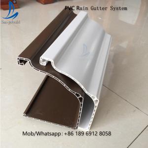 Best San-gobuild Guangzhou PVC Roof Gutter Elbow / PVC Rain Water Gutter Philippines wholesale