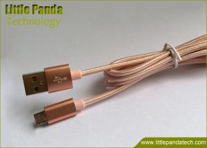 Best Nylon Line and Metal Plug USB Data Cable Micro USB Cable for Samsung and Andriod Phone wholesale