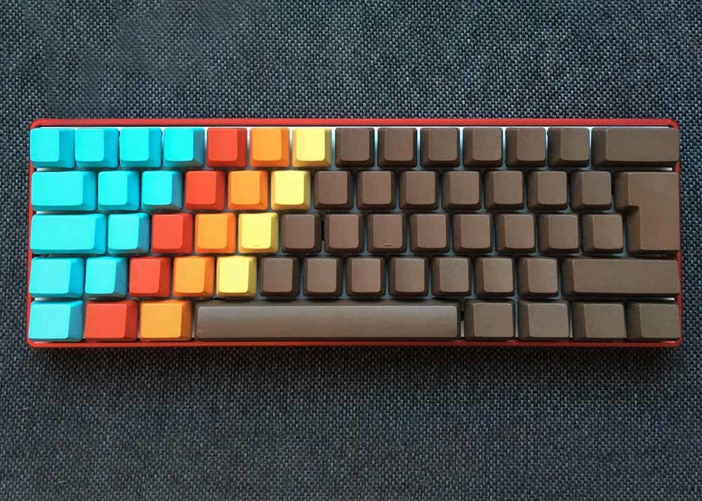 6oz Hot Swappable Keyboard 60 17 Layers Bluetooth PCB Keyboard