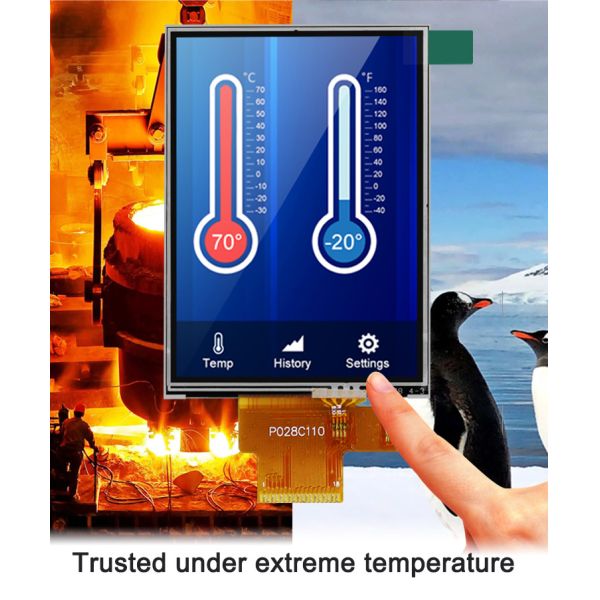 Polcd 4 Wire SPI 2.8 Lcd Module RoHS 240X320 TFT Resistive Touch Screen