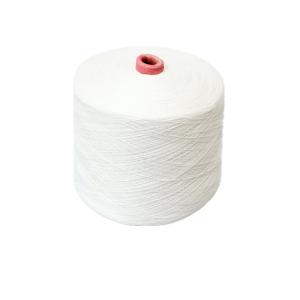 China Wholesale 20S/2 100% Staple Spun Polyester Sewing Yarn High Tenacity Raw White Post-consumer 402 Polyester Thread on sale