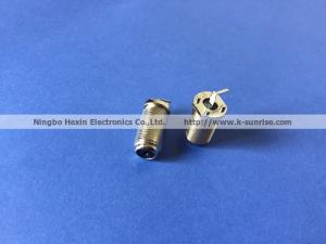 China f type  connector for pcb board on sale