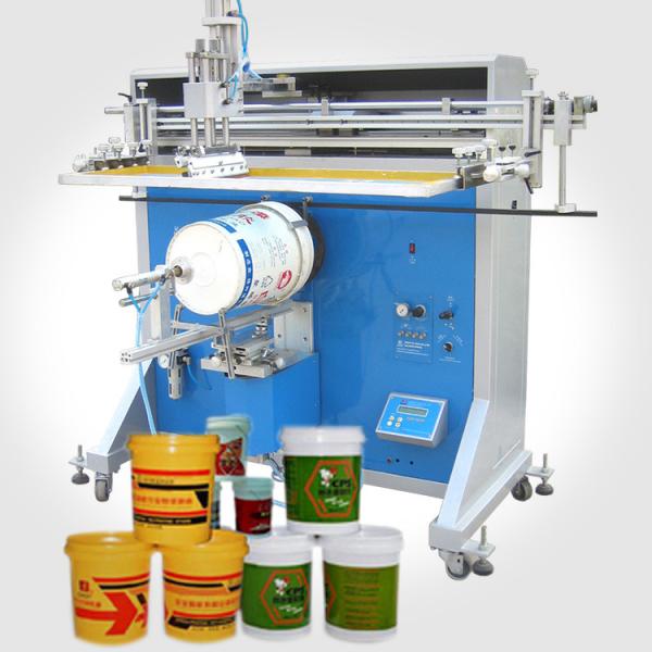 Cheap Plastic Paint Gallon Bucket Screen Printing Machine Microprocessor control for sale