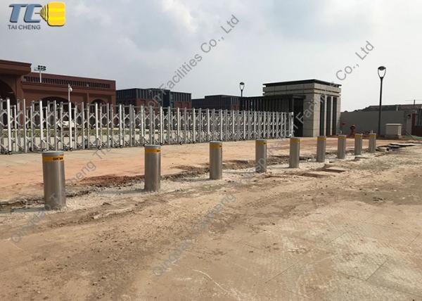 Cheap Auto Bollards Telescopic Security Post Pneumatic Type For Driveway Wharf for sale