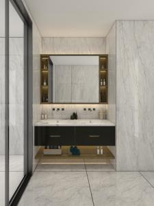 Luxury Stainless Steel Bathroom Vanity Cabinet Sleek Design & Durability Redefined