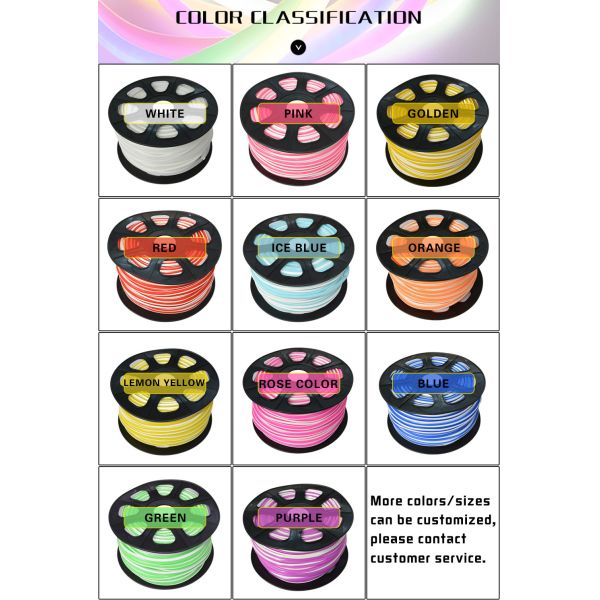 Flexible Led Strip Sign Neon Light Silicone Tube