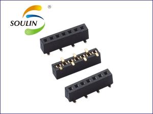 Single Row Female Header Connector 1.0mm Pitch SMT Left Front Right Rear