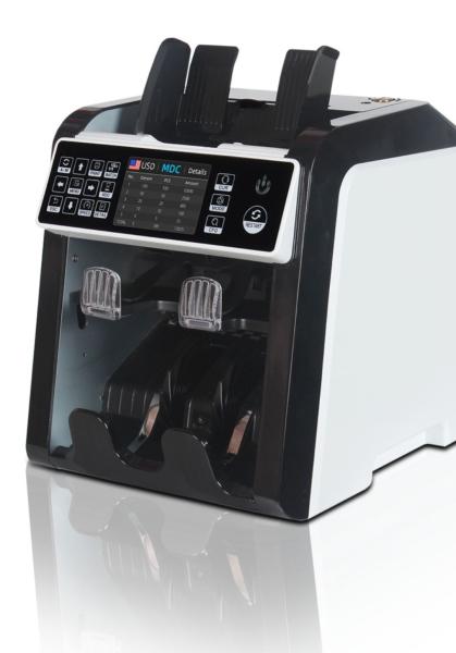 Cheap TWO pockets Multi currency mix counting and sorting machine Bill Counter professional bill sorting machine for sale