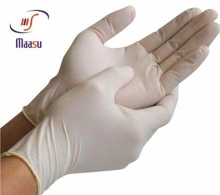 Cheap Disposable Latex Surgical Gloves Sterile Powdered AQL 2.5 for sale