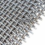 65Mn Wire Mesh Vibrating Screen , machine weaving crusher screen mesh