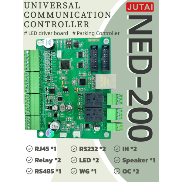 Smart LED Display Controller for Multi Line Text QR Code and Real Time Information