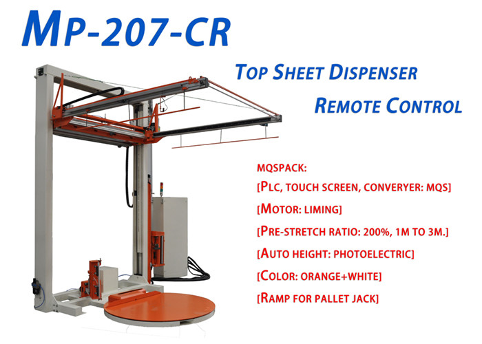 Powered Pre - Stretch Semi Automatic Stretch Wrapper With Turntable Home