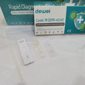 China 15 Mins Covid 19 Antigen Rapid Test Kit Nasal Oral Swab Home Use on sale