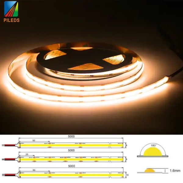 5m Length COB LED Tape Light With Color Temperature 3000K 6000K