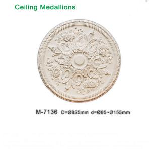 China Ceiling Centre Decoration PU Ceiling Roses Medallion easy installing on sale