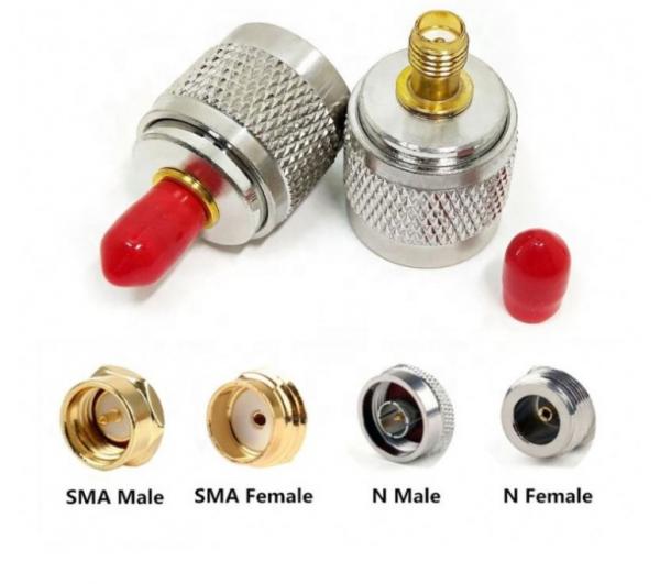 Cheap N Male To SMA Radio Frequency Connector Female Adapter 50 Ohm Impedance for sale