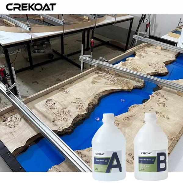 Cheap 1/1 Clear Epoxy Adhesive For Creating Clear Resin River Art Tables for sale