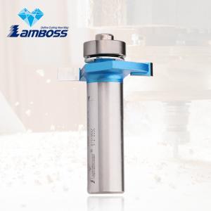 Lamboss 1/2 Shank 3 Blades T Slotting Router Bits With Bearing Wood Slotting Milling Cutter