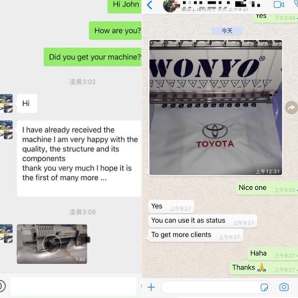 Wonyo High-Speed 3-Head Computerized 3D Embroidery Machine for Cap and T-Shirt, Flat Things