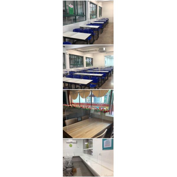 Transparent 73MPa 5mm Plexiglass Sneeze Guard