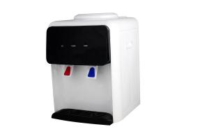 White And Black Mini Desktop Water Dispenser Cooler With Electronic Cooling