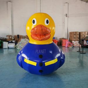 China Air Sealed Advertising Water Floating Inflatable Yellow Duck Inflatable Duck Balloon on sale