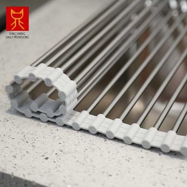 Cheap 304 Stainless Steel 45X15cm Kitchen Vegetable Rack for sale