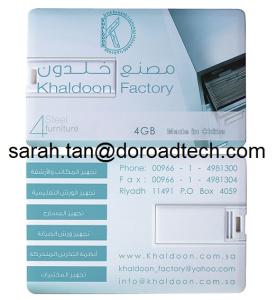 Best High Speed Plastic Business Card USB Flash Disks wholesale