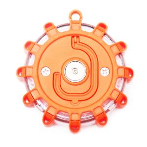ABS LED Multi-function Traffic Safety Flashing Warning Light with Magnet and Hook