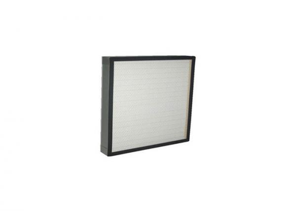Cheap Laboratory Central Air Conditioner Filter Light Weight , Mini - Pleat Air Purifier Filters  99.99% Efficiency for sale