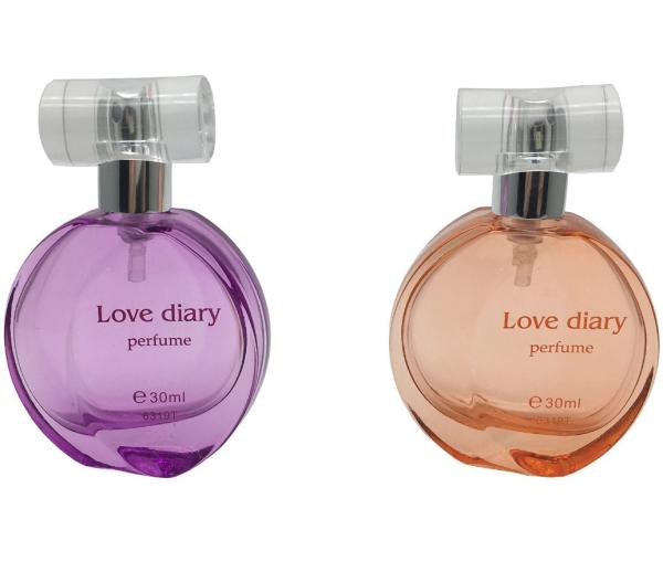 Cheap 30ml Empty Glass Perfume Bottles , Frosted Amber Glass Bottles For Perfume for sale
