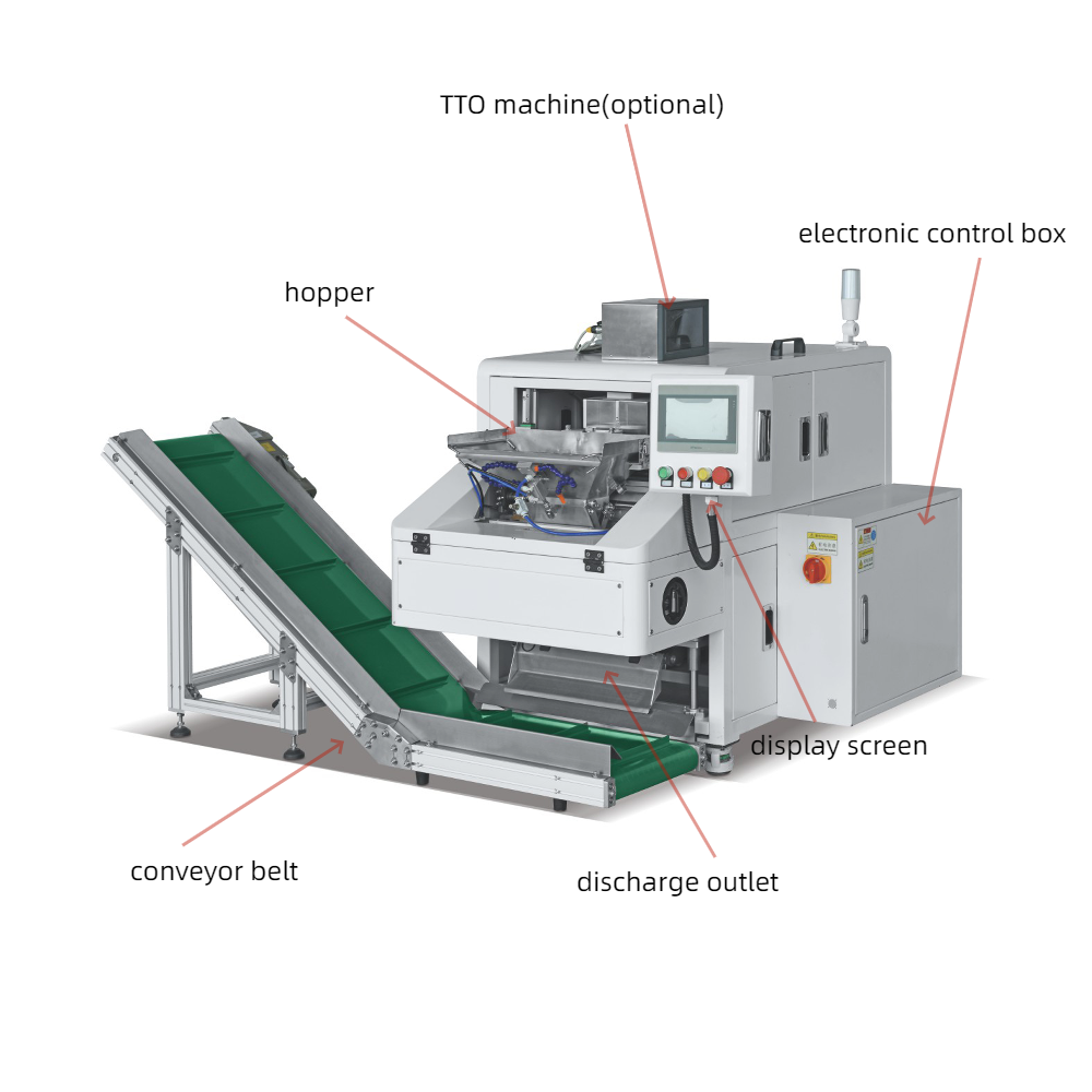 Automatic Multihead Weigher Packing Machine Multifunctional for Granule Nuts