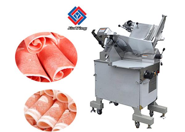 Cheap Semi - Automatic Industrial Meat Slicer Capacity 50-68 Pcs / Min for sale