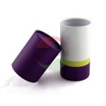 Purple Biodegradable Cardboard Paper Tube For Food / Gift Packing