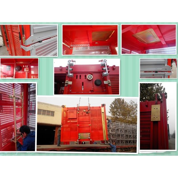 2 Ton Single Cage SC200 Construction Hoist Elevator