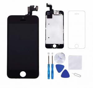 Best Portable Iphone LCD Touch Screen , Black 4.0 Inch Iphone 5S LCD Touch Screen wholesale